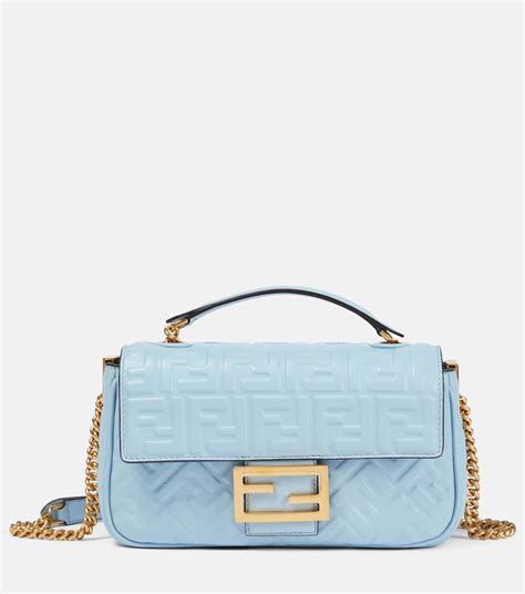 fendi baguette mint green|Fendi baguette leather shoulder bag.